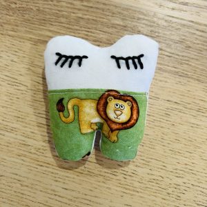 Pochette à dent de lait - Savane vert