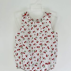 Barboteuse - Cerises rouge