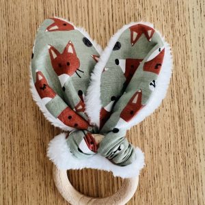 Anneau de dentition lapin - Renard kaki