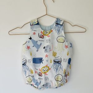 Barboteuse - Fond marin baleine