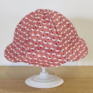 Chapeau - Petits oiseaux - Uni rouge