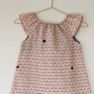 Robe encolure élastique - Petits chats