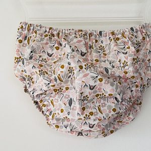 Bloomer - Fleurs roses et grises