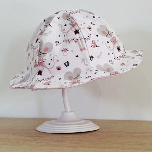 Chapeau - Souris danseuse - Uni parme