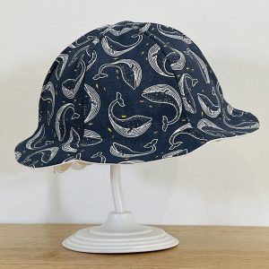 Chapeau - Baleine bleu - Uni blanc