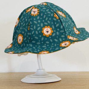 Chapeau - Lion vert - Uni ocre